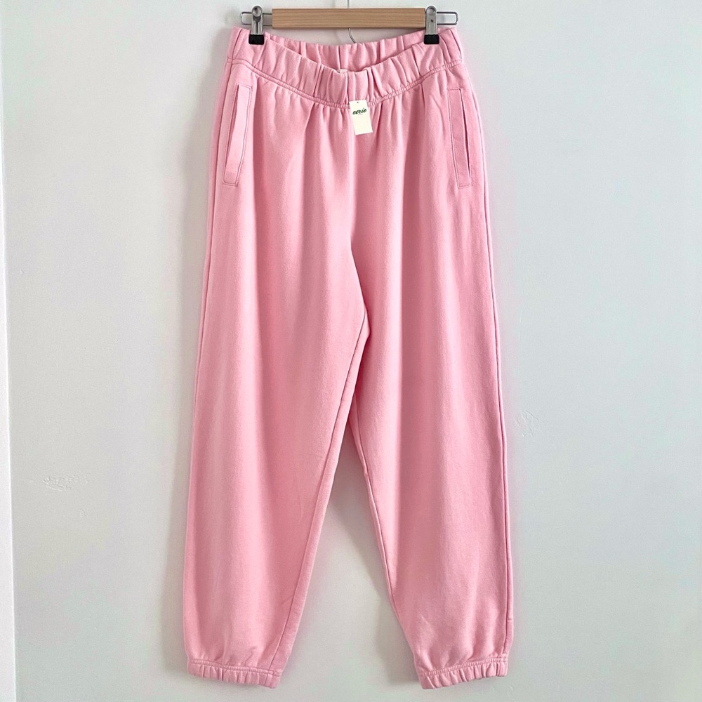 NWT Aerie Jet Setter Pink Jogger - Picture 2 of 5